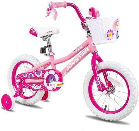 JOYSTAR Petal Girls Bike for Toddlers and Kids Age 2-13 Years, 12 14 16 Inch Kids Bike with ...