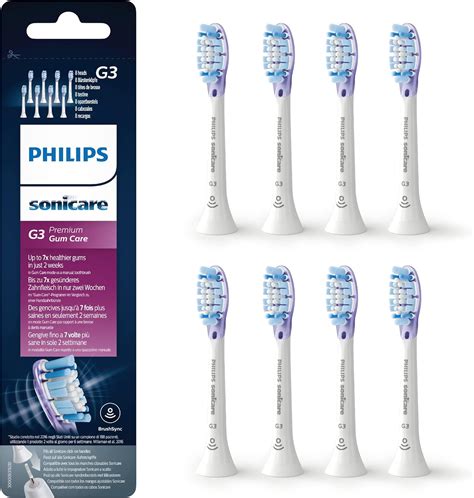 Philips Sonicare Pack Da 8 Testine Di Ricambio G3 Premium Gum Care Con