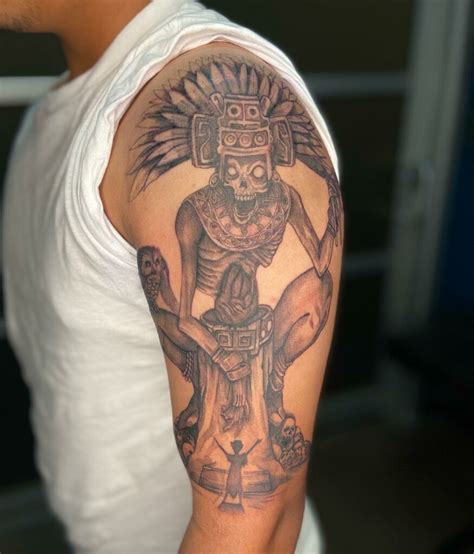 Details 70 Aztec Weapons Tattoos Best In Cdgdbentre