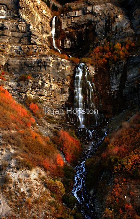 Bridal Veil Falls Provo Canyon Autumn By Ryan Houston Redbubble