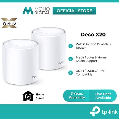 Tp Link Deco X Deco X G Ax Wifi Mesh Router Whole Home