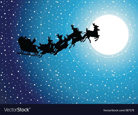 Christmas scene Royalty Free Vector Image - VectorStock