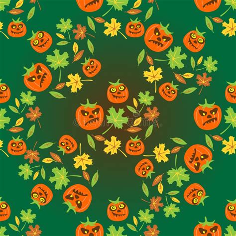 Halloween Seamless Pattern Stock Vector Illustration Of Symbol 57892036