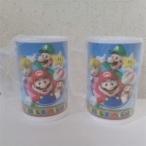 Caneca Personalizada Super Mario Bros Princesa Peach Elo