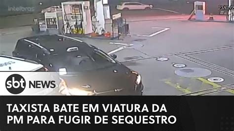 Taxista Bate Em Viatura Da Pm Para Fugir De Sequestro No Abc Paulista