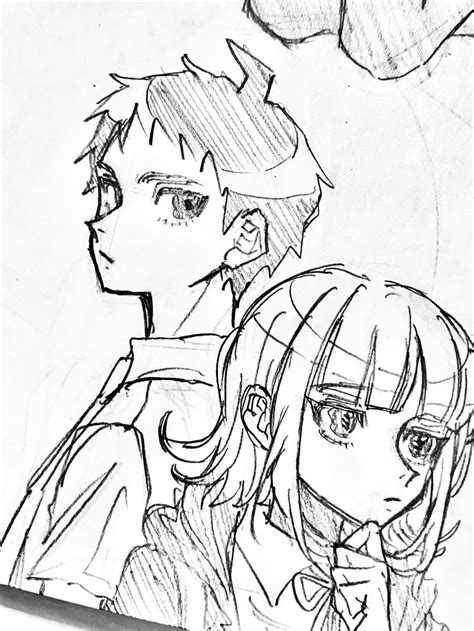 Nanami Chiaki And Hinata Hajime Danganronpa And 1 More Drawn By