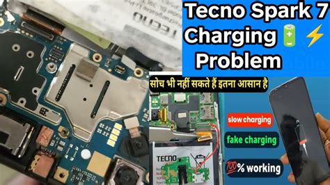 Tecno Spark 7 Charging Problem Tecno Spark 7 Charging Jumper Tecno