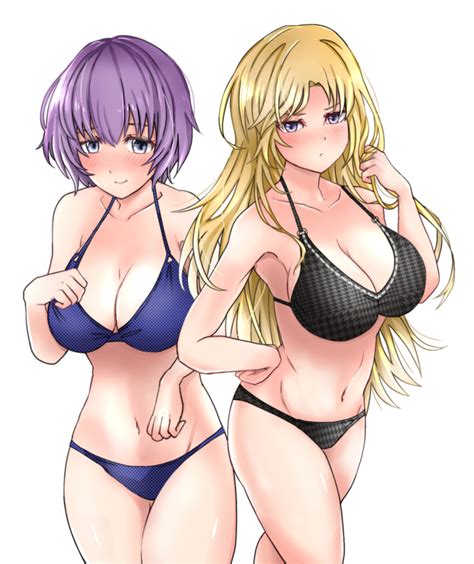 Hentai Busty Girls Adjusting Clothes Adjusting Hair Adjusting