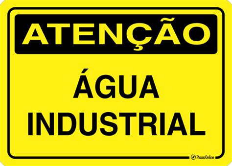 Placa Aten O Gua Industrial Placasonline