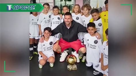 Lionel Messi INSPIRA a los NIÑOS de la Academia del Inter Miami con su