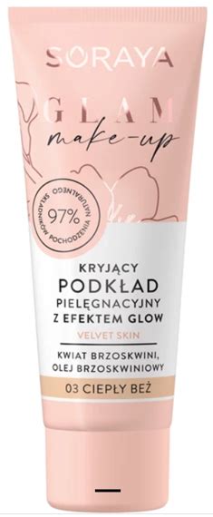 SORAYA Glam Make up Kryjący podkład pielęgnacyjny z efektem glow 03