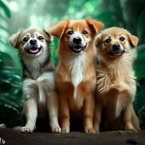 Tres Lindos Cachorros Rompecabezas En L Nea