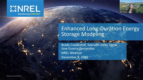 Enhanced Long Duration Energy Storage Modeling Webinar Youtube