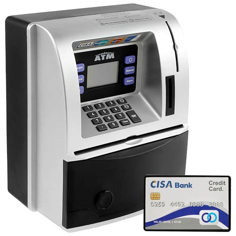Atm Piggy Bank Convenient Interesting Kids Atm Machine Safe Talking Atm