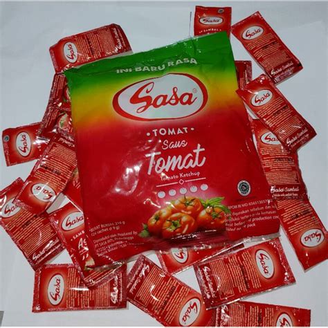 Jual Sasa Saus Tomat 24 Sachet 9 Gram Shopee Indonesia