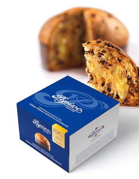 Panettone Gran Galup Farcito Con Crema Pepino E Gocce Di Cioccolato