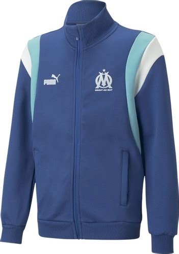 Puma Veste OM Archive Bleu Junior Colizey