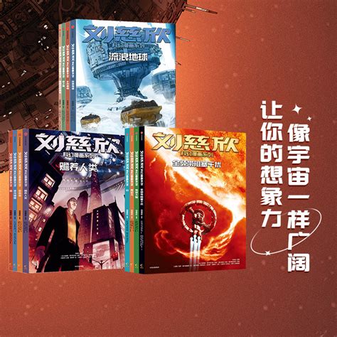 【7 15岁】刘慈欣科幻漫画系列套装12册第一辑第二辑第三辑流浪地球呈现对人类前途和生命本质的深刻思索科幻小说虎窝淘