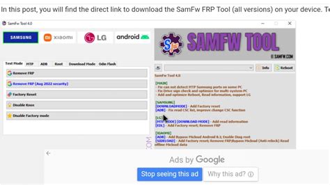 Men Koman Pou Nou Telechaje Setup Samfw Frp Tool La Byen Fasil Youtube