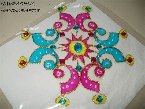 Navrachna Handicraft S Floating Rangoli Medium Size