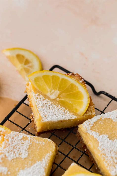 Lemon Bars With Graham Cracker Crust Stephanie S Sweet Treats