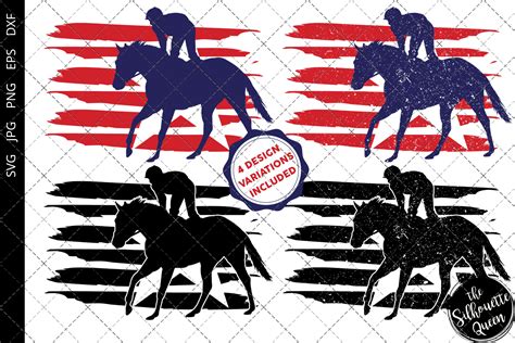 Horse Racing Flag Graphic by thesilhouettequeenshop · Creative Fabrica