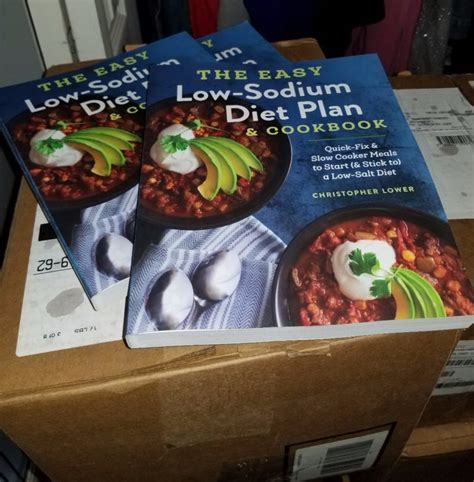 My Low Sodium Diet Plan And Cookbook Has Arrived Hacking Salt