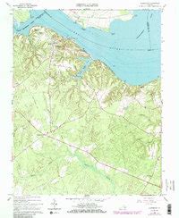 Hi-Res Interactive Map of Claremont, VA in 1966 | Pastmaps