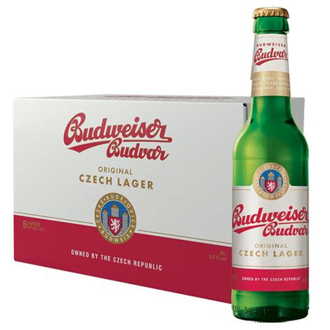 Budweiser Budvar Czech Lager Bottle Pack Ashur Store