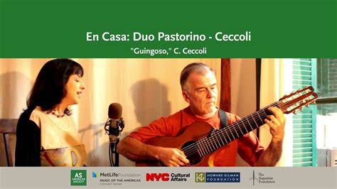 En Casa Duo Pastorino Ceccoli Guingoso C Ceccoli Youtube