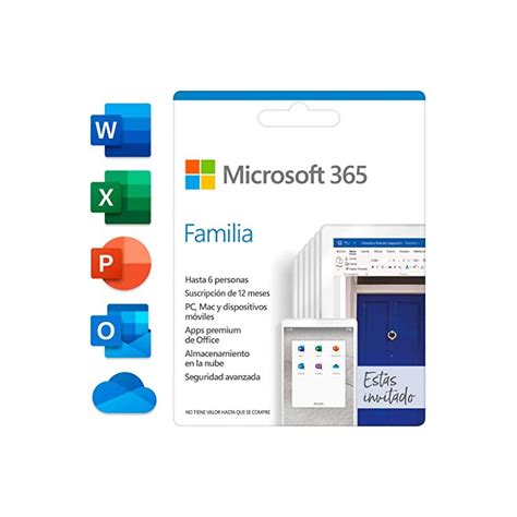 Microsoft Familia Para Pc O Macs Suscripci N Meses