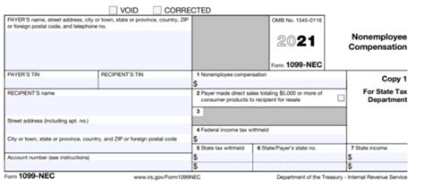 Free 1099 Nec Form Printable - Printable Forms Free Online