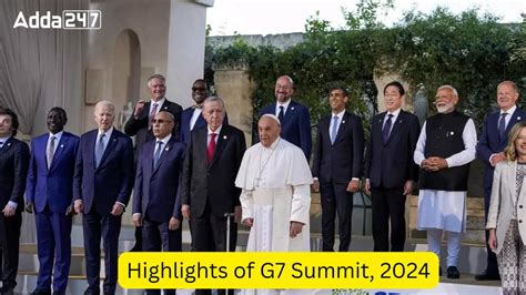 Highlights of G7 Summit, 2024