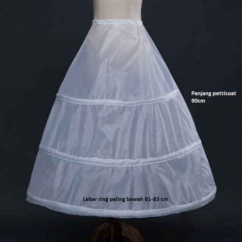 Jual Petticoat Rok Pengembang Rok Ring Gaun Pengantin Shopee Indonesia