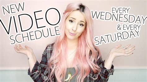 New Video Schedule Tashaleelyn Youtube