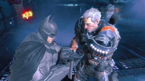 Batman Vs Deathstroke And Electrocutioner Full Boss Fight Arkham