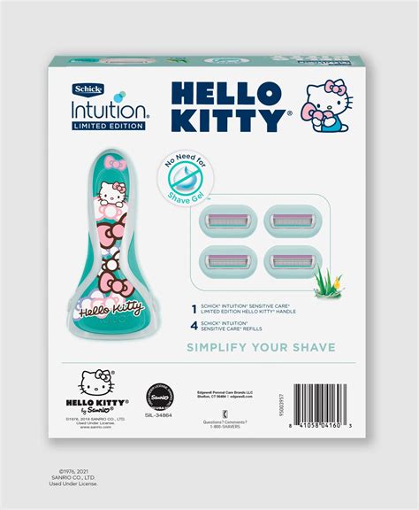 Schick® Intuition® Limited Edition Hello Kitty® Sensitive Care Razor H – Schick US