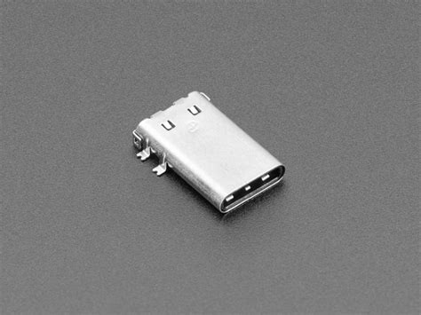 Edge Launch Usb Type C Smt Plug Connector Pack Of Id