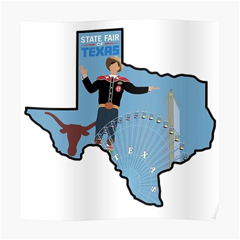 Texas State Fair Poster By Mbodnar001 Redbubble