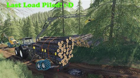 Fs19 Forestry On Holmåkra Some Extream Amount Of Logs With The Kesla Timelapse S01 Ep4