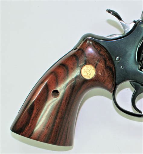 Colt Python or 2021 Anaconda Rosewood Grips, Smooth With Medallions