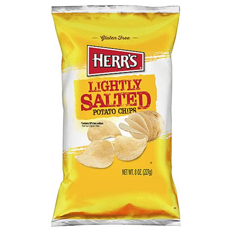 Herr's Potato Chips, Lightly Salted | Snacks, Chips & Dips | Foodtown