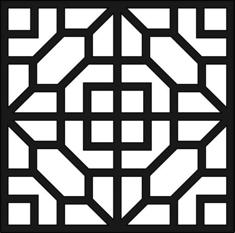 Laser Cut Abstract Geometric Jali Design Free CDR Vectors Art For Free