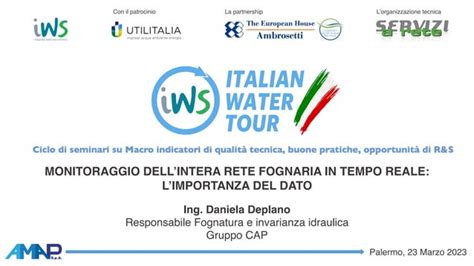 Iws Italian Water Tour Marzo Palermo Daniela Deplano Ppt