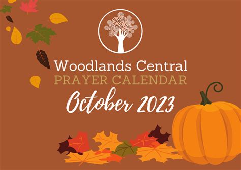 October Prayer Calendar — Woodlands Church