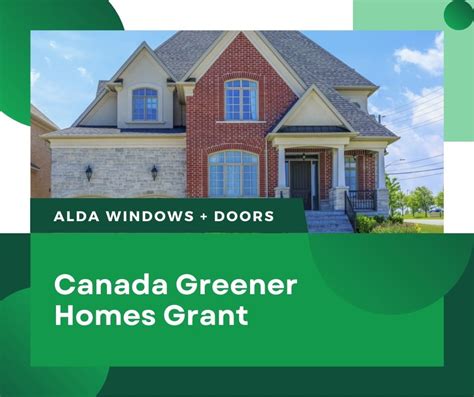 Canada Greener Home Grant Alda Windows And Doors