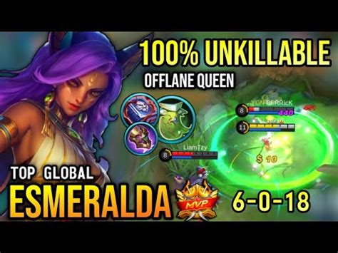 100 UNKILLABLE ESMERALDA BEST BUILD 2022 TOP GLOBAL ESMERALDA