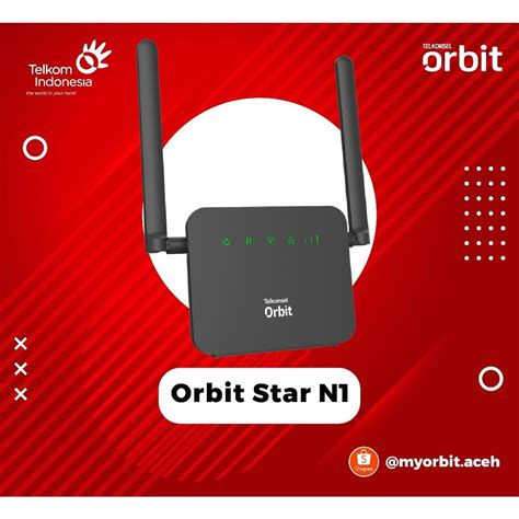 Jual Telkomsel Orbit Star N1 Modem WiFi 4G High Speed Free Kuota 150 GB