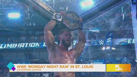 WWE United States Champion speaks on Monday Night Raw happening in St ...