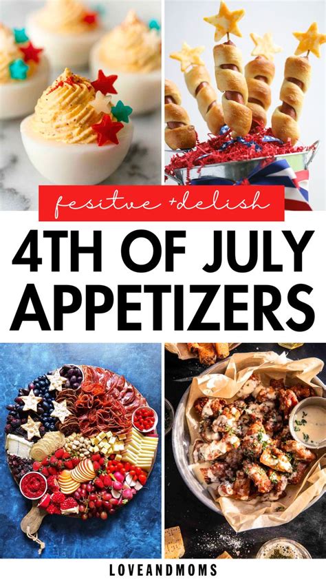 50 4th Of July Food Appetizer Ideas For The Ultimate Summer Cookout In